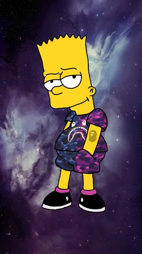 Грустный Барт Симпсон Обои на телефон картинки