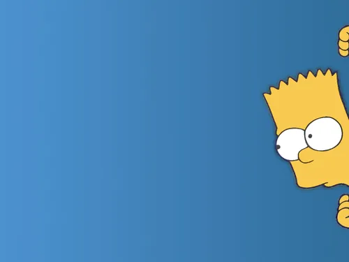 Грустный Барт Симпсон Обои на телефон изображение