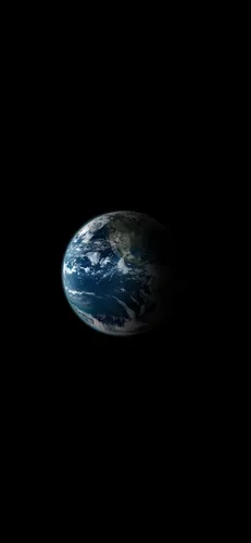 Красивые Темные Обои на телефон планета в космосе