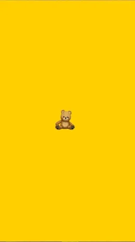 Милые В Хорошем Качестве Обои на телефон маленькая собачка на желтом фоне