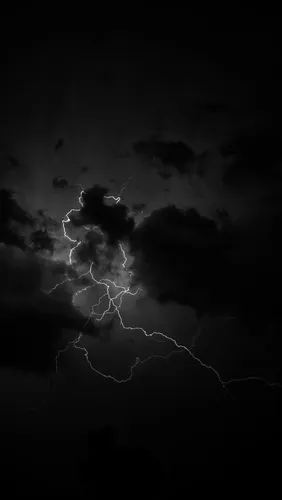 Молния Обои на телефон молния ударяет по облаку