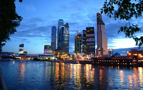 Москва Обои на телефон городской пейзаж на закате
