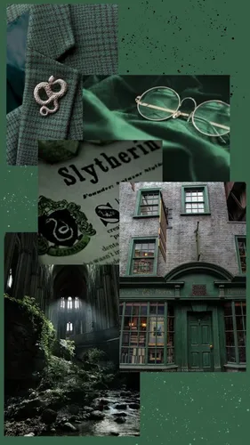 Гарри Поттер Слизерин Обои на телефон плакат с изображением дома