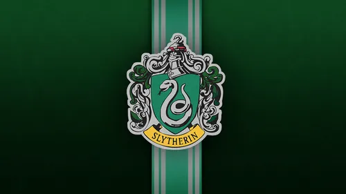 Гарри Поттер Слизерин Обои на телефон зелено-белый знак
