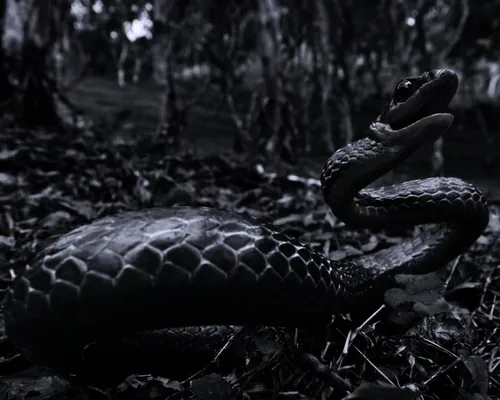 Змея Обои на телефон черепаха в лесу