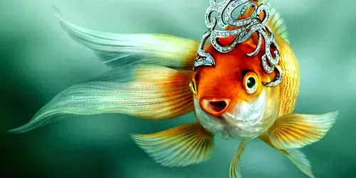 Золотые Рыбки Обои на телефон рыба с мордой