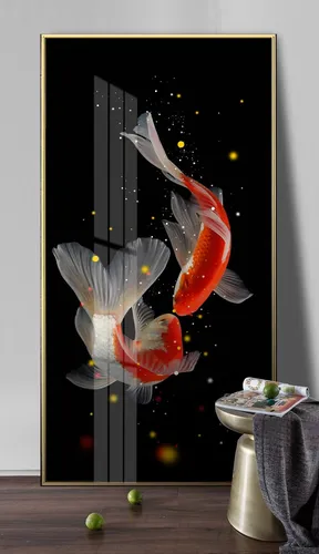 Золотые Рыбки Обои на телефон картина с изображением рыбы