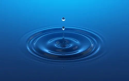 Капли Воды Обои на телефон капля воды, падающая в бассейн с водой