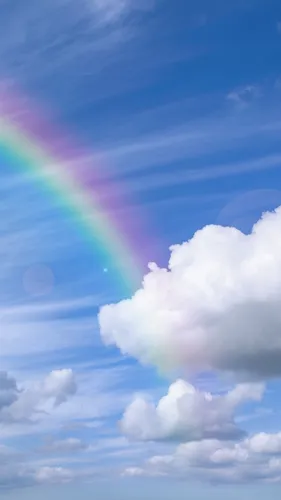 Радуга Обои на телефон радуга в небе