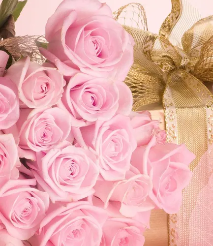 Розы Розовые Обои на телефон букет розовых роз
