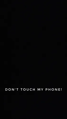Экран Блокировки Обои на телефон черный фон с белым текстом