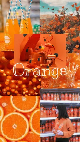 Оранжевые Обои на телефон человек, стоящий перед полкой апельсинов