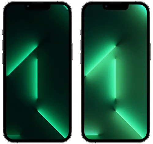 Оригинальные Обои на телефон мобильный телефон с зеленым светом