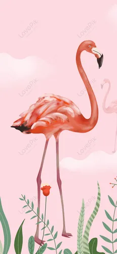 Фламинго Обои на телефон диаграмма