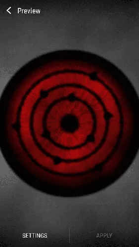 Шаринган Обои на телефон красный круг с черным центром