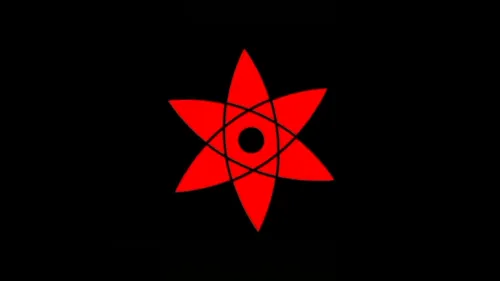 Шаринган Обои на телефон красная звезда на черном фоне