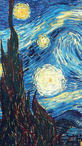 Известные Картины Обои на телефон картина с изображением волны