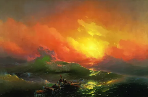 Известные Картины Обои на телефон большой взрыв в океане