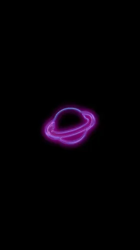 Неон Обои на телефон фиолетовый свет в темноте
