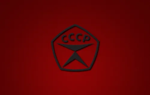 Ссср Обои на телефон красно-синий логотип