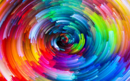 Разноцветные Обои на телефон крупный план красочной спирали