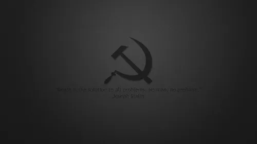 Сталин Обои на телефон черно-белый логотип