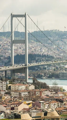 Турция Обои на телефон мост через реку