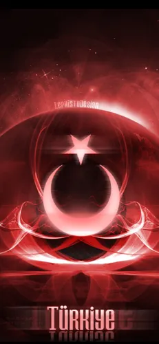 Турция Обои на телефон красно-белый плакат