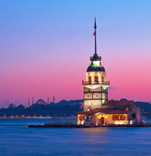 Турция Обои на телефон Девичья башня с башней