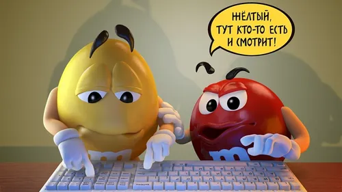 Угарные Обои на телефон пара мультипликационных персонажей на клавиатуре