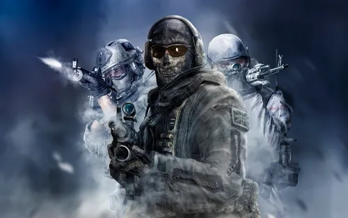 Call Of Duty Обои на телефон группа людей в космическом снаряжении
