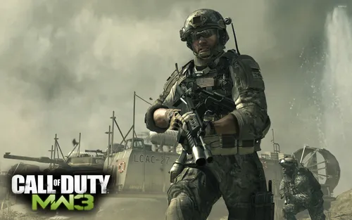 Call Of Duty Обои на телефон мужчина в военной форме с пистолетом и пистолетом