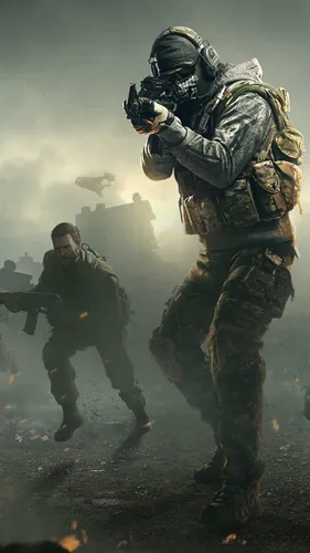 Call Of Duty Обои на телефон пара мужчин в военной форме