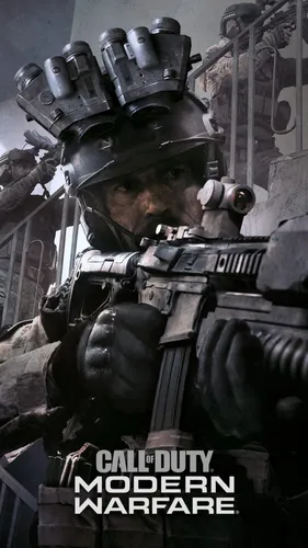 Call Of Duty Обои на телефон мужчина с пистолетом