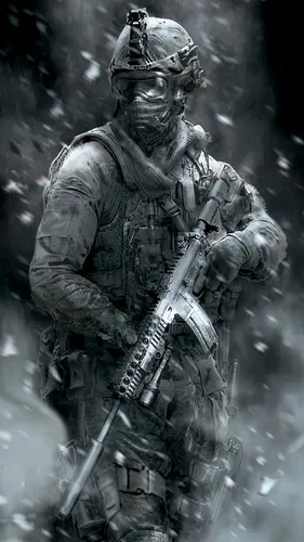 Call Of Duty Обои на телефон статуя солдата