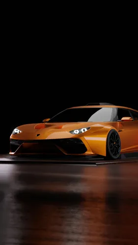 Lamborghini Обои на телефон спортивный автомобиль на дороге