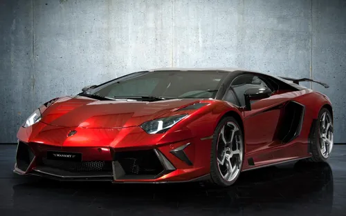 Lamborghini Обои на телефон красный спортивный автомобиль