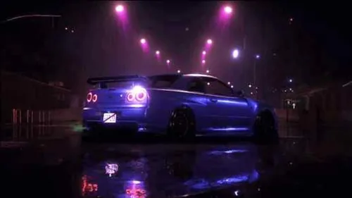 Nissan Skyline R34 Обои на телефон рисунок