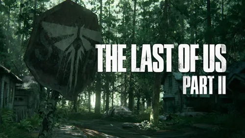 The Last Of Us 2 Обои на телефон вывеска в лесу