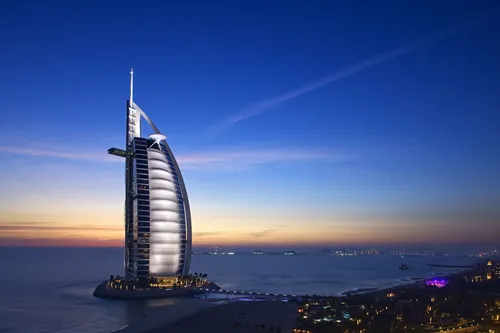 Дубай Обои на телефон высокое здание в центре Бурдж-эль-Араба