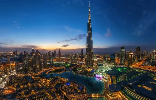 Дубай Обои на телефон город с высокой башней
