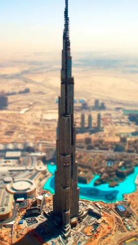 Дубай Обои на телефон высокая башня в городе
