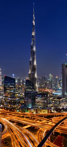 Дубай Обои на телефон высокое здание в Бурдж-Халифе