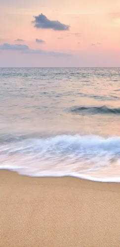 Красивые Самсунг Галакси Обои на телефон пляж с волнами