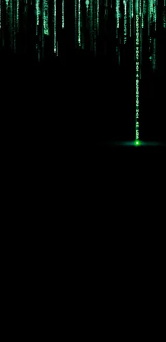 Матрица Обои на телефон черный фон с зелеными огнями