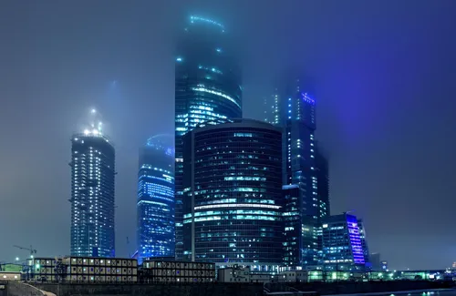 Москва Сити Обои на телефон 2022