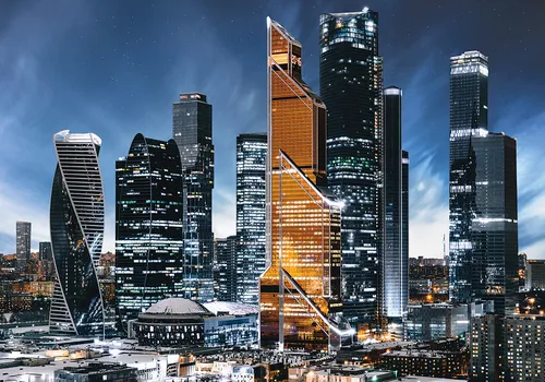 Москва Сити Обои на телефон фото на Samsung