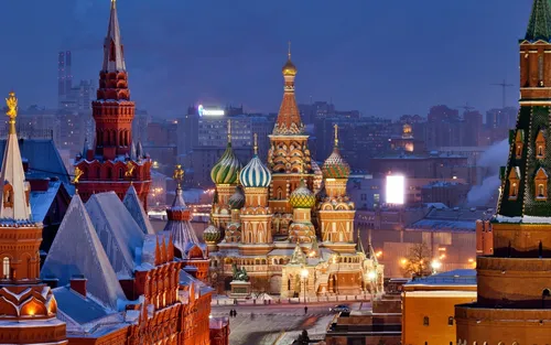 Москва Сити Обои на телефон город с множеством красочных зданий