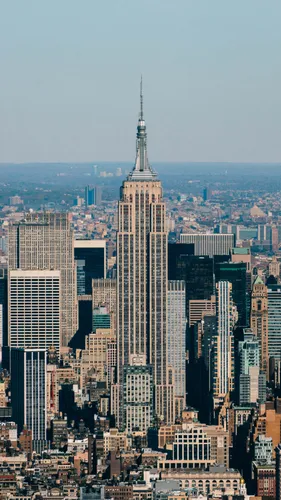 Нью Йорк Обои на телефон высокое здание в городе