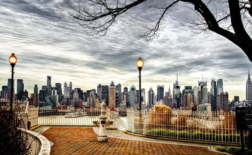 Нью Йорк Обои на телефон городской пейзаж с мостом